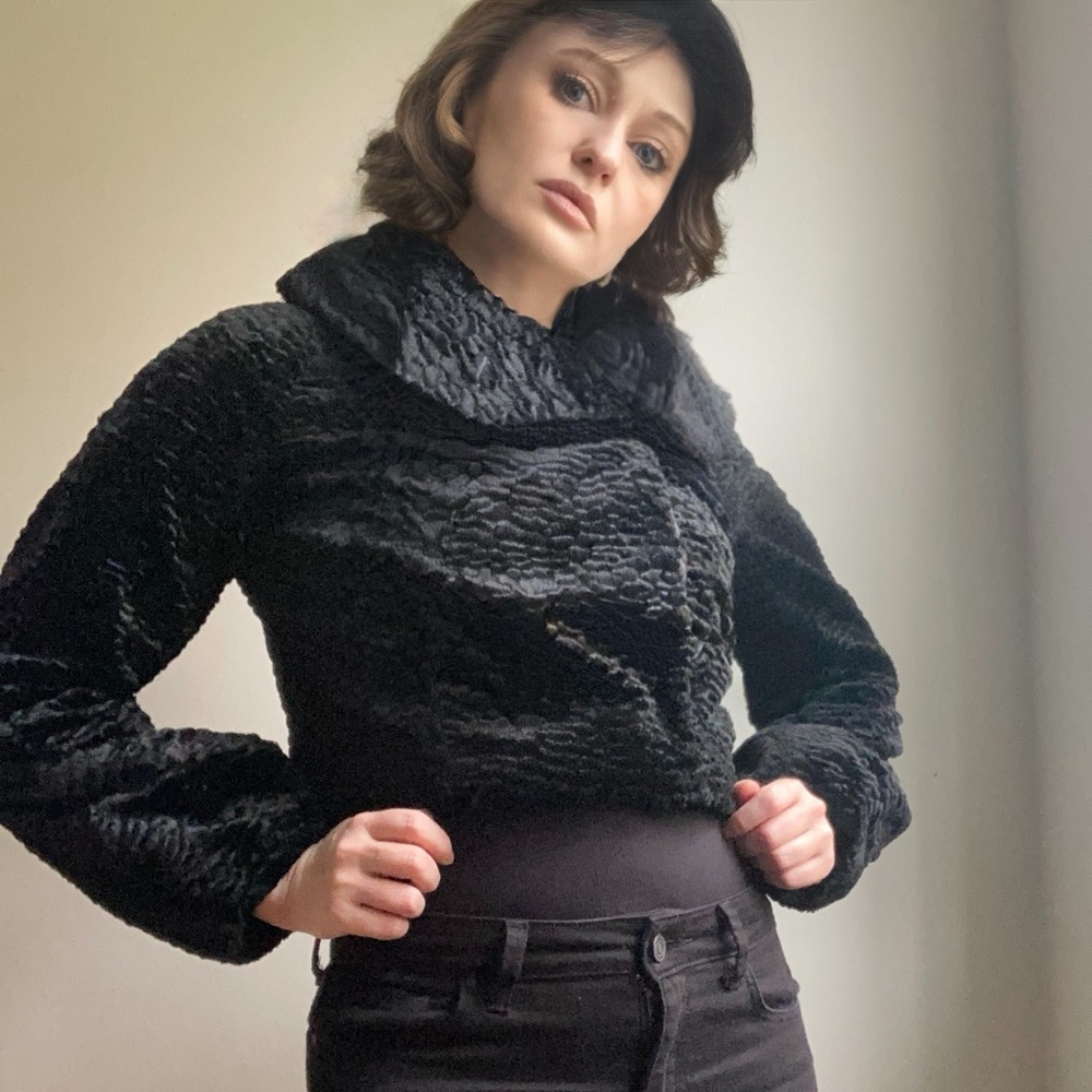 Cropped Jacket, Small, Guess